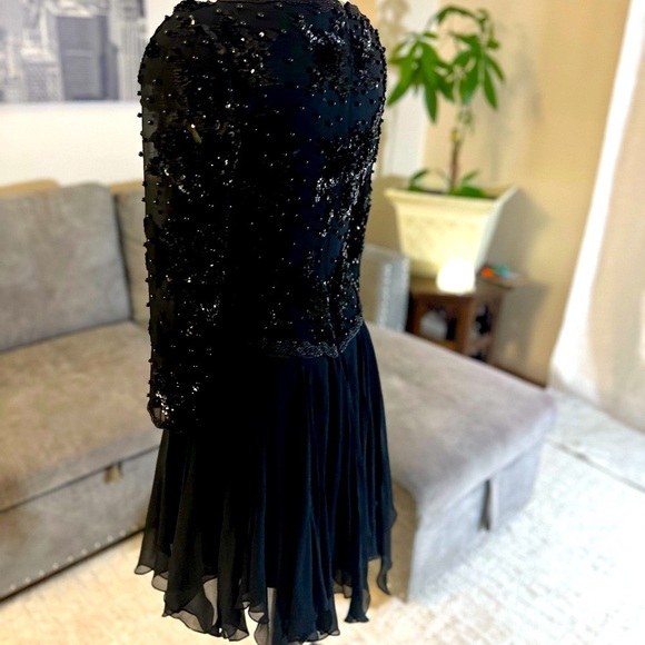A.J. Bari Black Sequin Mini Dress✨ - Picture 10 of 16